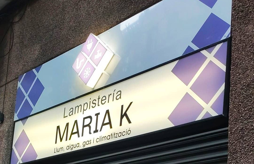 rotulo luminoso rotulo corporeo metacrilato mariak